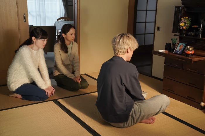 「舞いあがれ!」総集編後編より/福原遥、永作博美、横山裕(C)NHK