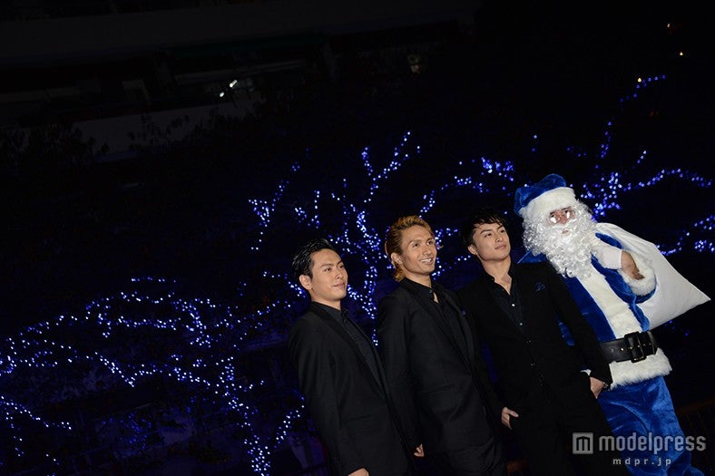 （左より）山下健二郎、橘ケンチ、白濱亜嵐