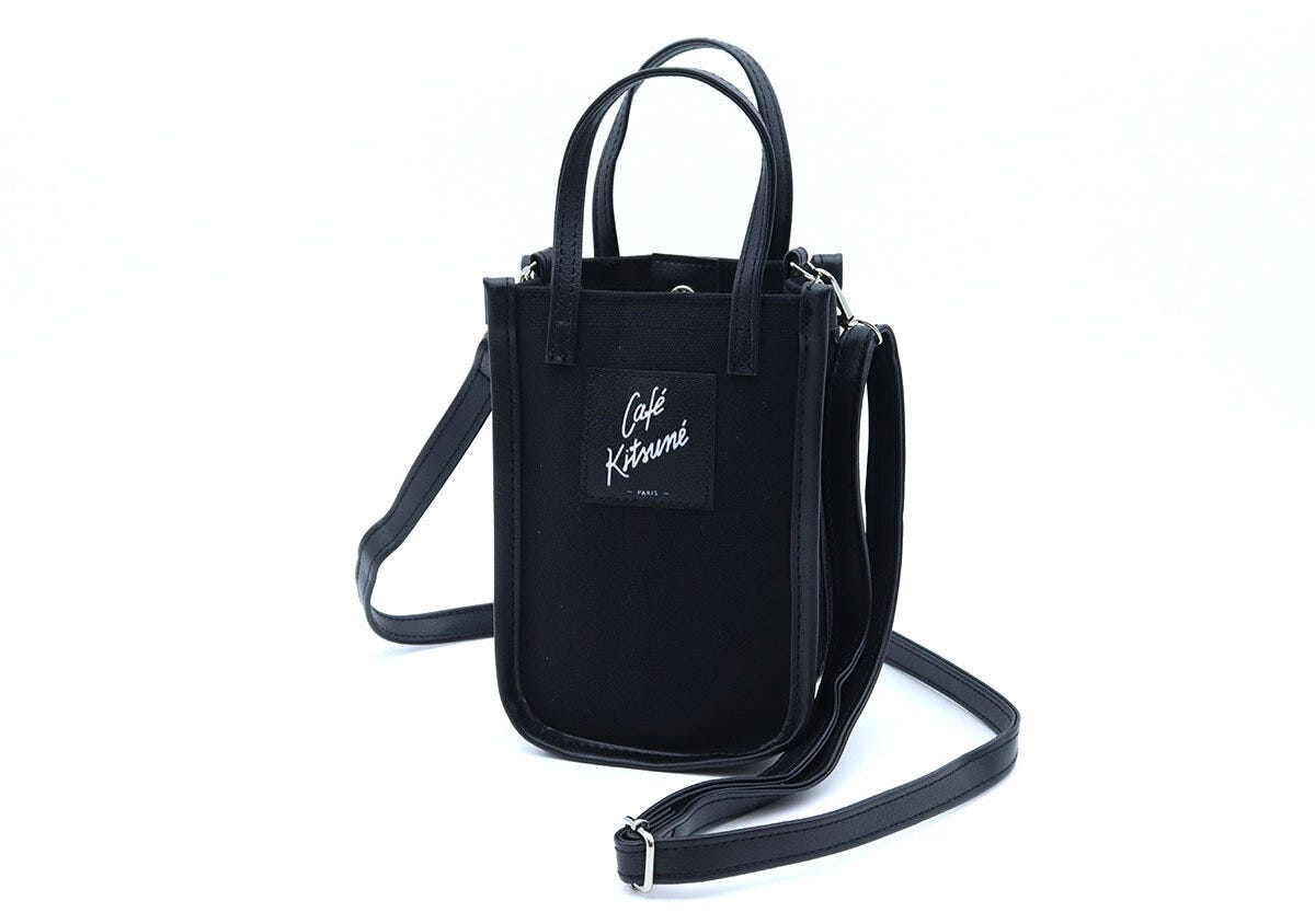 カフェキツネ看板マダムスマホショルダー カフェキツネ看板マダムスマホショルダー