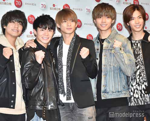 King & Prince、紅白衣装で“岩橋玄樹”要素を盛り込む「角度によってピンクに」<紅白リハ3日目>