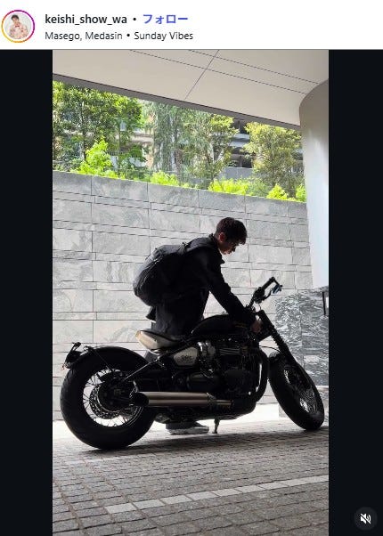 山本佳志Instagramより