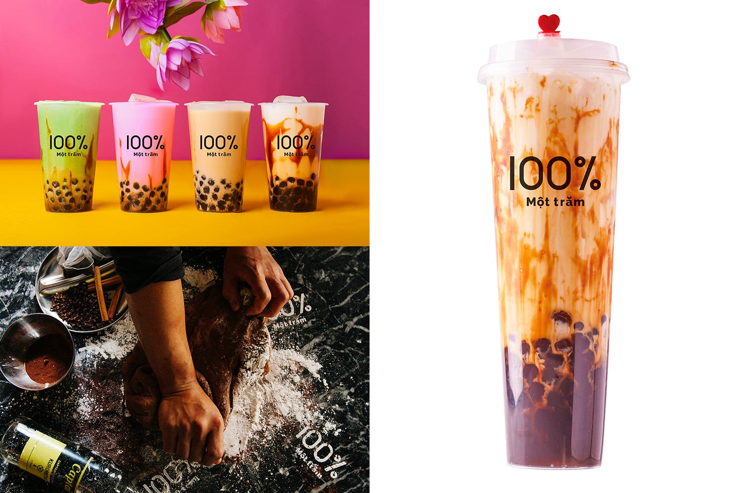 人気タピオカドリンクが1リットルで原宿限定登場 専門店「モッチャム」でもちもちタピオカも2倍に