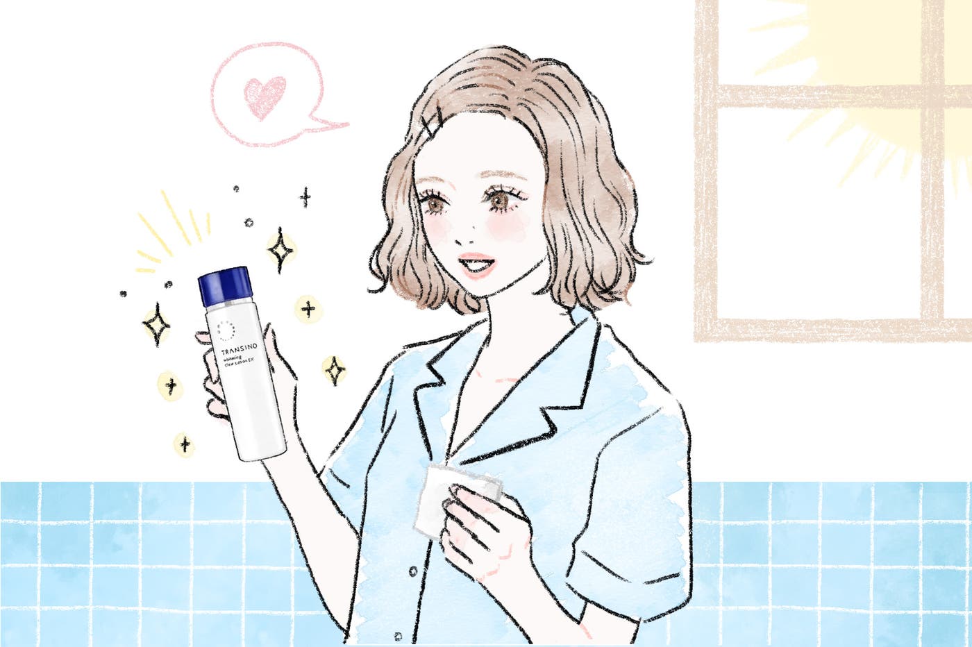 じっくりお手入れできる日は、コットン使いで丁寧に