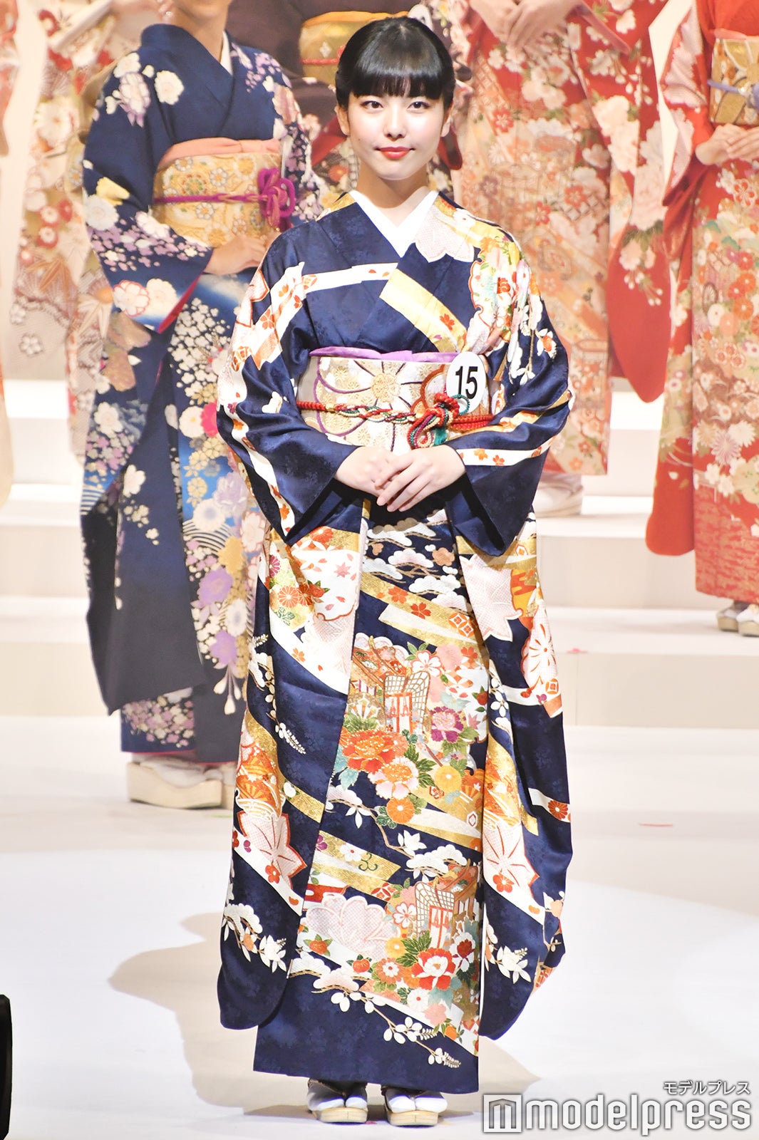 着物審査の様子／「2020ミス・インターナショナル日本代表選出大会」（C）モデルプレス