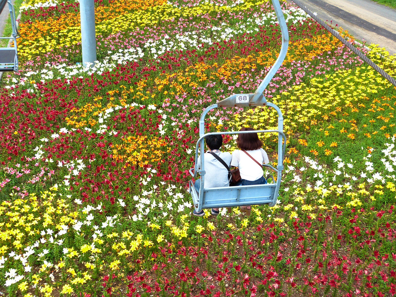 フラワーリフト／画像提供：中部スノーアライアンス