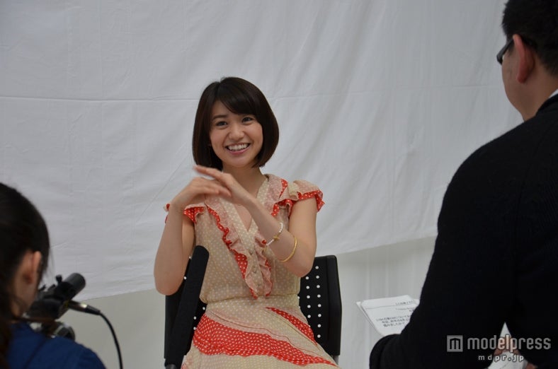 大島優子／新CM「HAPPY BEAUTY TBC」篇：メイキングカット