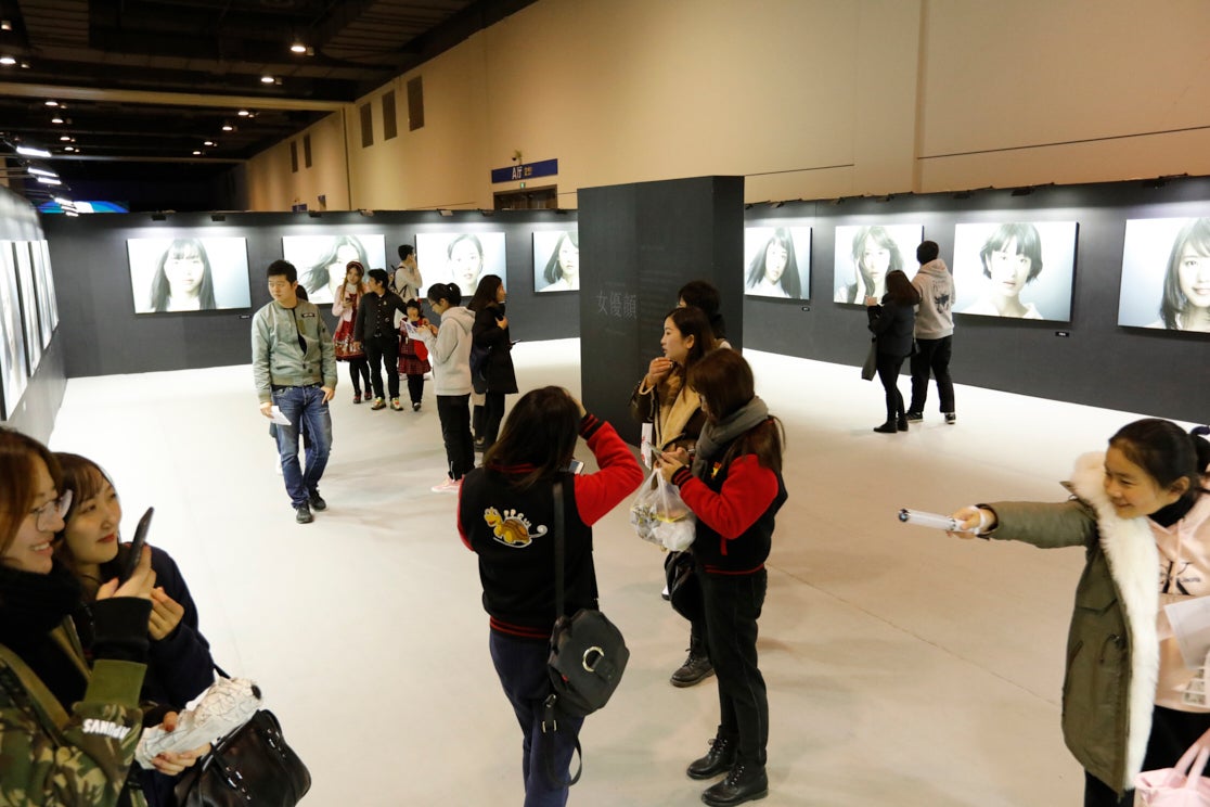 写真展『女優顔』（提供写真）