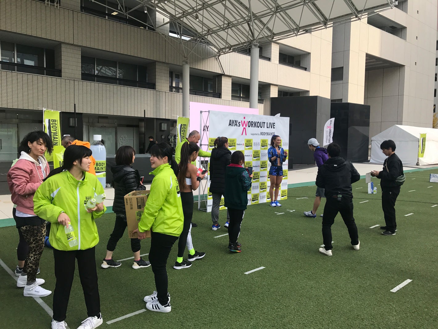 「AYA’S WORKOUT LIVE in FUKUOKA 2018」の様子（提供写真）