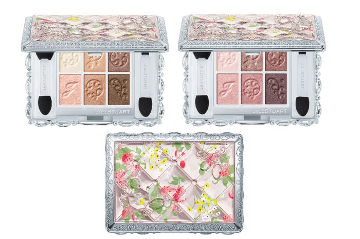 「ヌードクチュールアイズ」(左から)01 skin beige、02 mauve brown/画像提供:JILL STUART Beauty