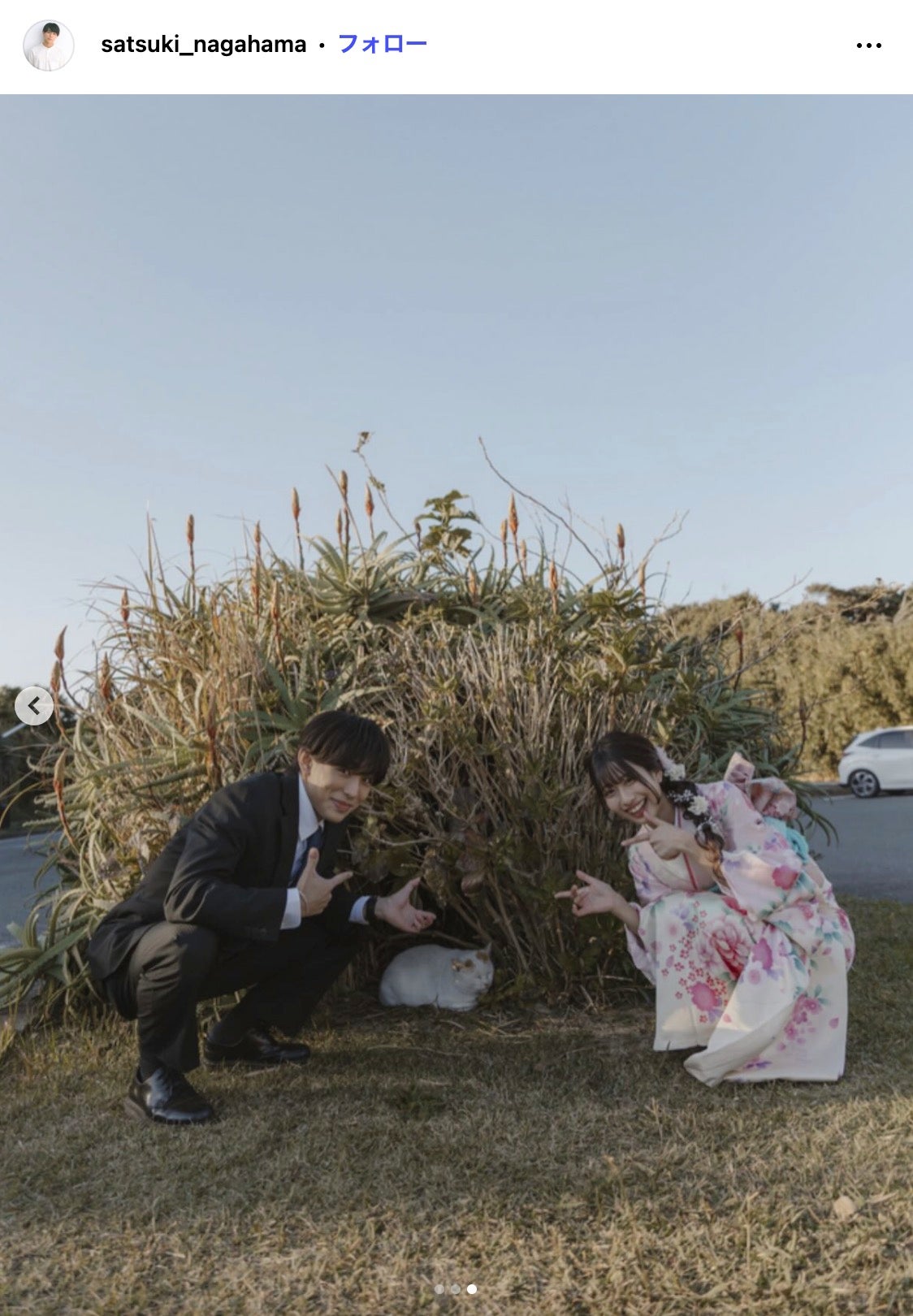 長濱薩生Instagramより