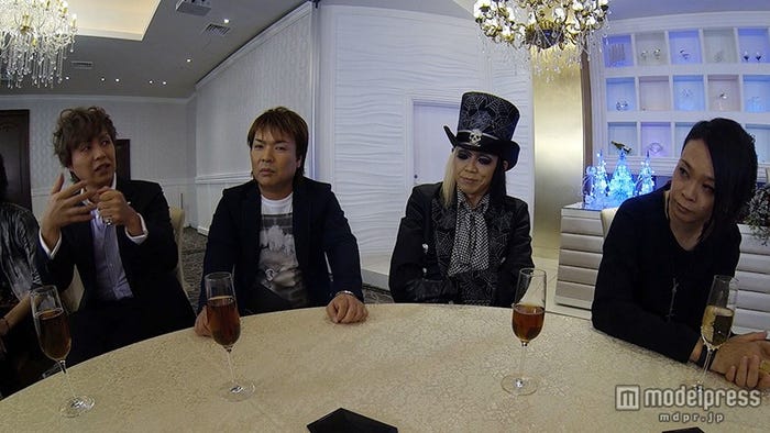 (左から)IZAM、真矢、KIBA、逹瑯(C)関西テレビ