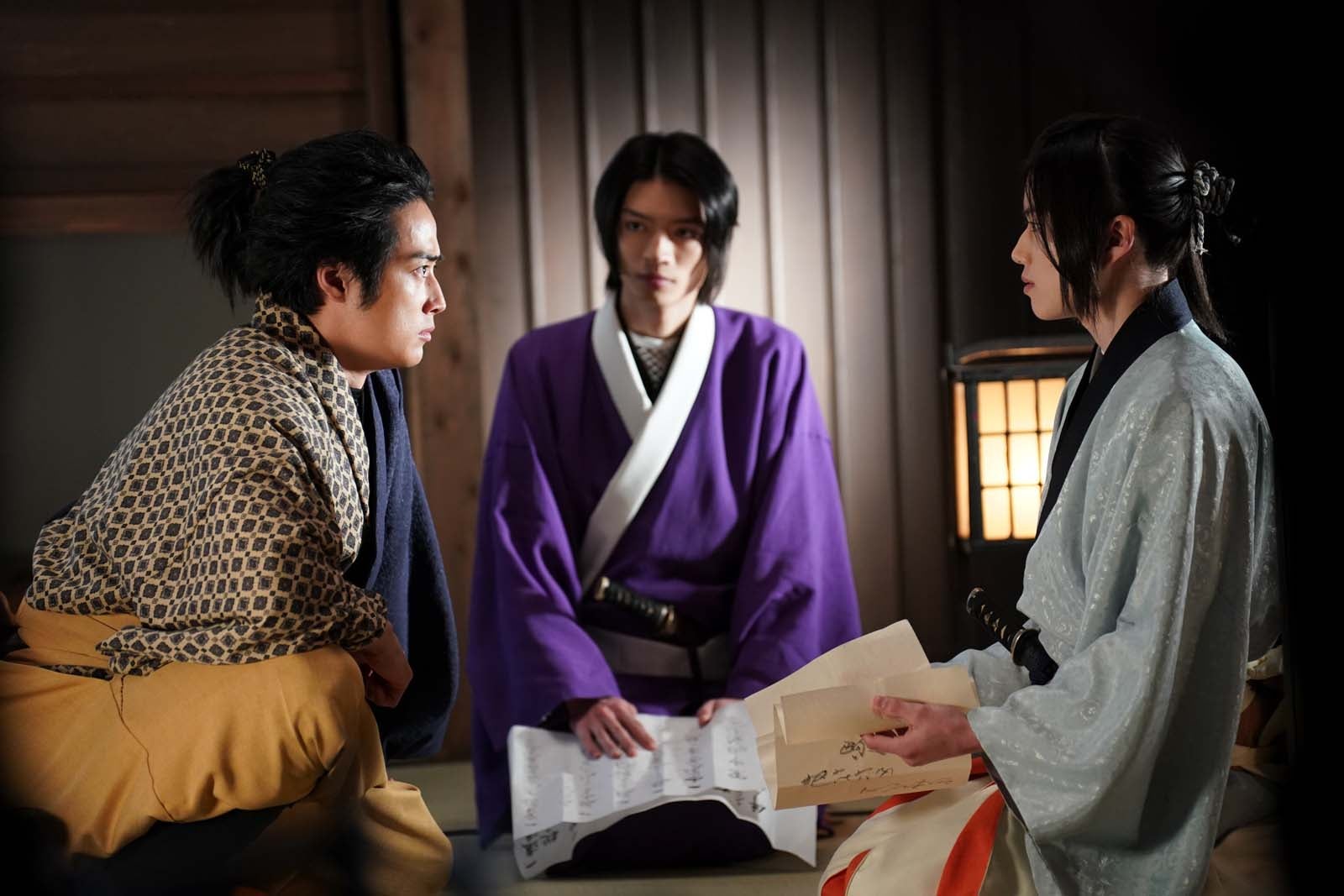 羽谷勝太、杢代和人、奥智哉「君とゆきて咲く～新選組青春録～」第9話より（C）テレビ朝日