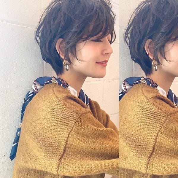 画像2 16 40代女性のくせ毛さんにおすすめなショートヘア特集 おしゃれな大人スタイル モデルプレス