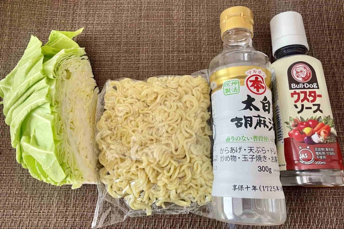 キャベツ焼きそば