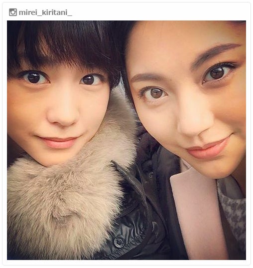 桐谷美玲 水沢エレナ Seventeen 以来 の美女2ショットに 懐かしい 大好き モデルプレス