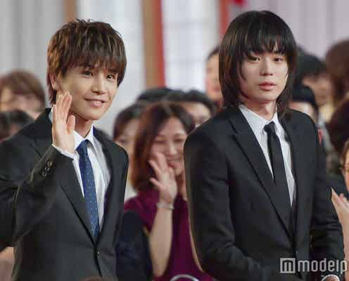 菅田将暉「帝一の國」で話題賞「皆で飲みたい」 EXILE岩田剛典がプレゼンター<第41回日本アカデミー賞>