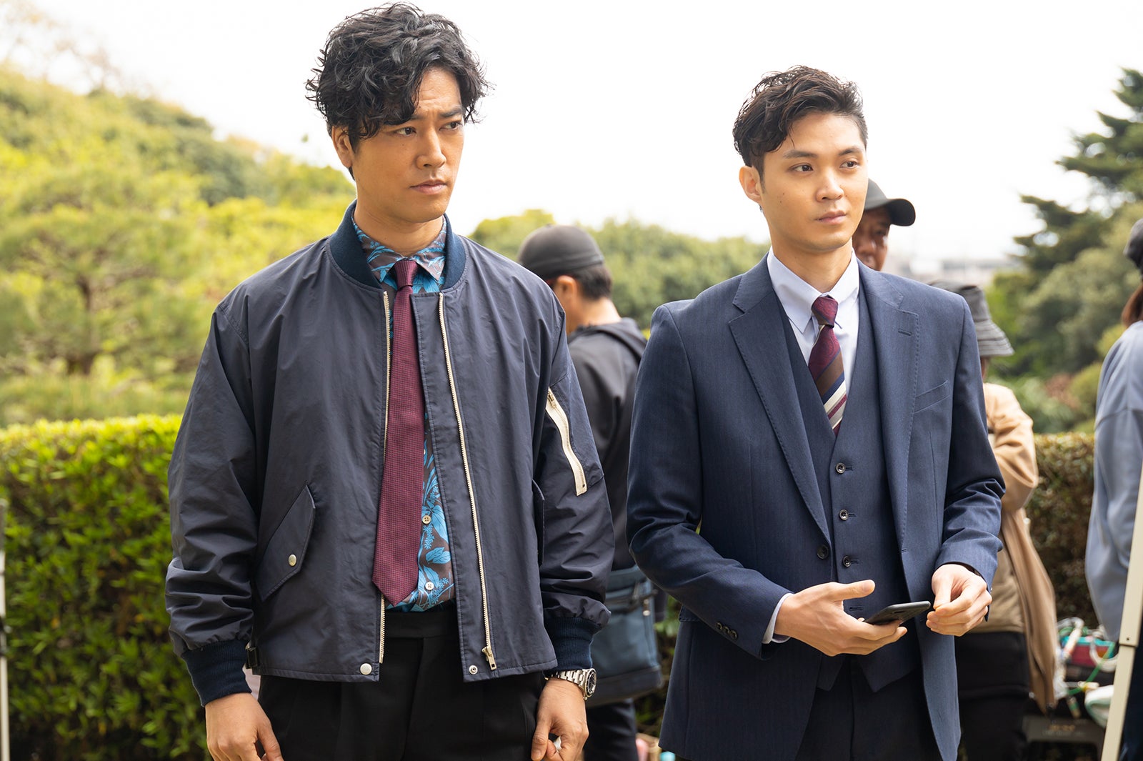 桐谷健太、磯村勇斗「ケイジとケンジ、時々ハンジ。」第2話より（C）テレビ朝日