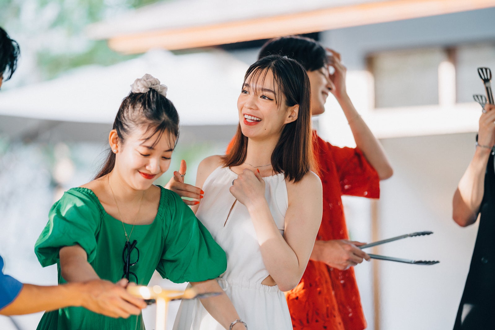 谷岡美沙紀、矢ヶ部初音「LOVE CATCHER Japan」第7話（C）CJ ENM CO., LTD. All Rights Reserved（C）AbemaTV,Inc.