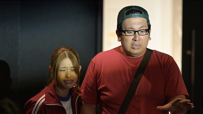 松村沙友理、ジャンボたかお/「推しが武道館いってくれたら死ぬ」第8話より(C)A/T,O・A