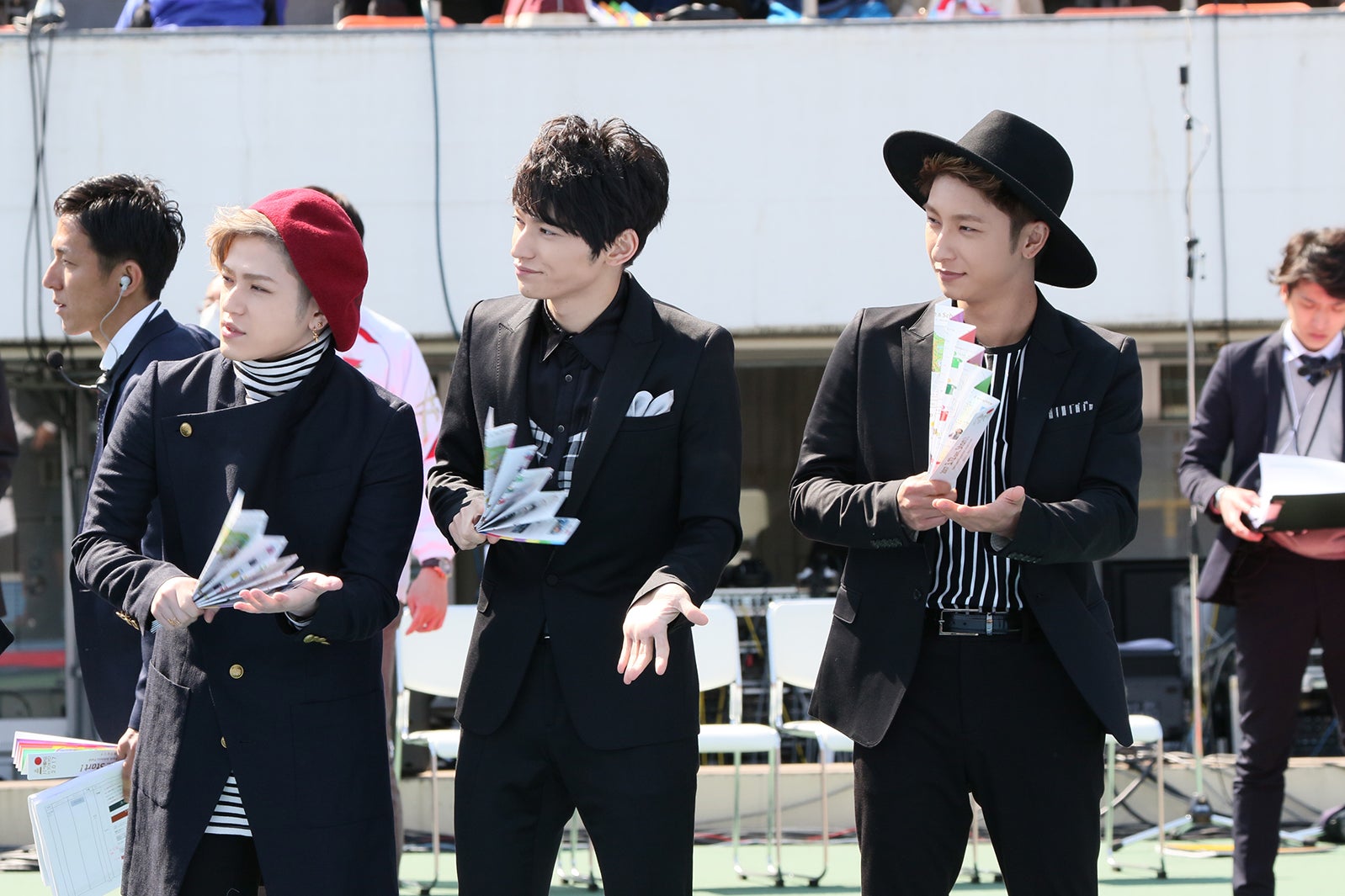 パラ駅伝の様子（提供写真）