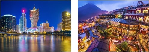 マカオ、台北／画像提供：AAE Japan