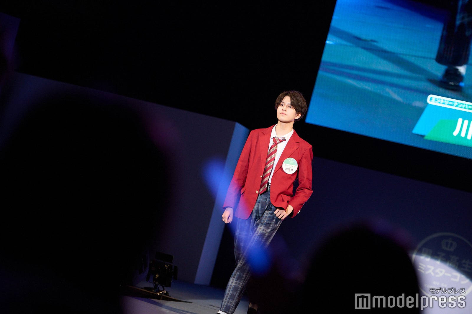 川端輝くん「男子高生ミスターコン2023」ファイナル審査の様子（C）モデルプレス