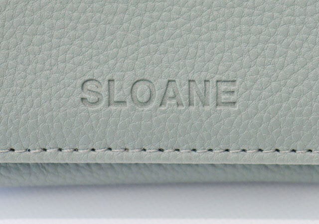 SLOANEがま口三つ折り財布付録レビュー型押し