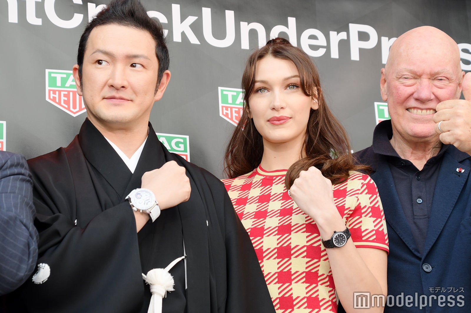 中村獅童、ベラ・ハディッド（C）モデルプレス