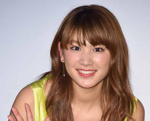 久松郁実、胸元ざっくりワンピで美谷間あらわ “SEXYダンス”に意欲