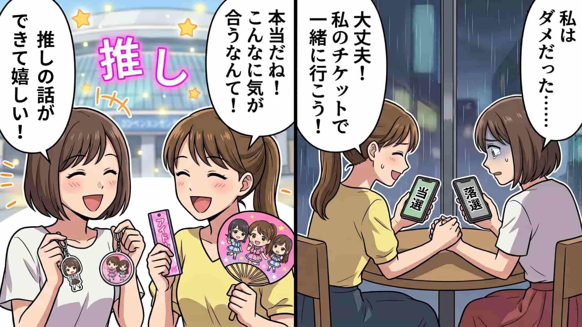 ツアー参戦後に豹変したオタ友。裏アカを発見し、のぞいてみると...【衝撃の書き込み】があって！？
