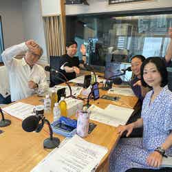（左から時計回りに）大竹まこと、砂山圭大郎アナウンサー、いとうあさこ、壇蜜「大竹まこと ゴールデンラジオ！」公式Twitterより