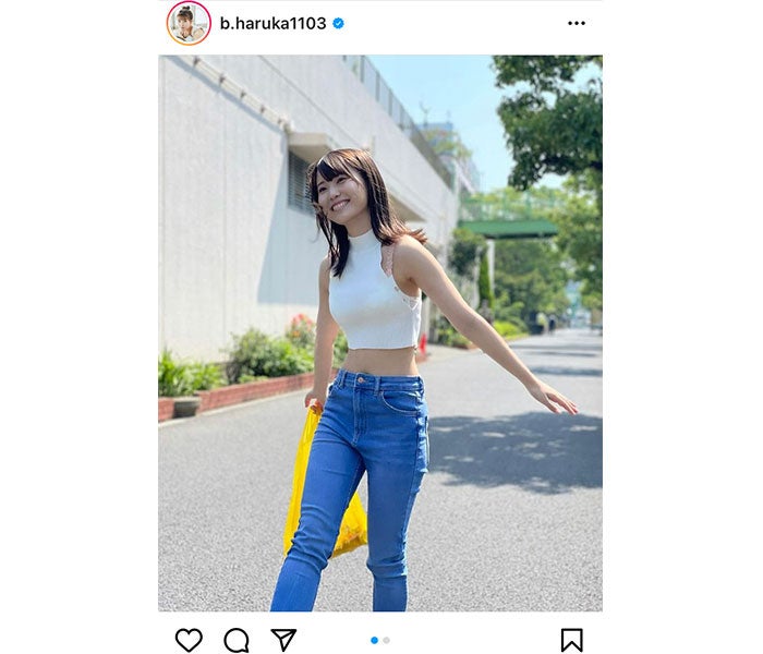 Jamscollection 坂東遥 へそ出しコーデの ちょっと危険なお姉さん に歓喜の声 モデルプレス