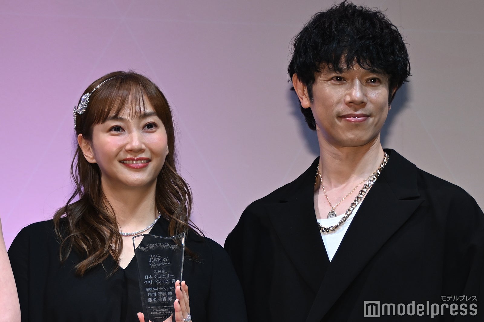 藤本美貴、庄司智春（C）モデルプレス