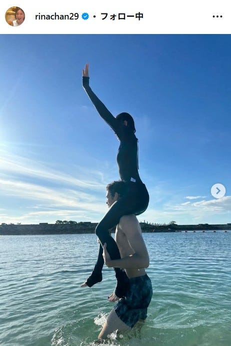 知念里奈Instagramより