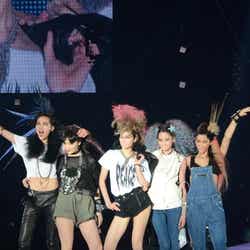 (左から)麻宮彩希、秋元梢、紗羅マリー、河北麻友子、メロディー洋子