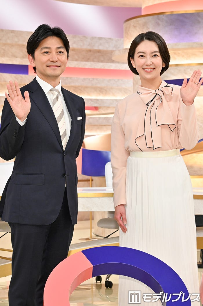 森圭介アナ、和久田麻由子アナ(C)モデルプレス