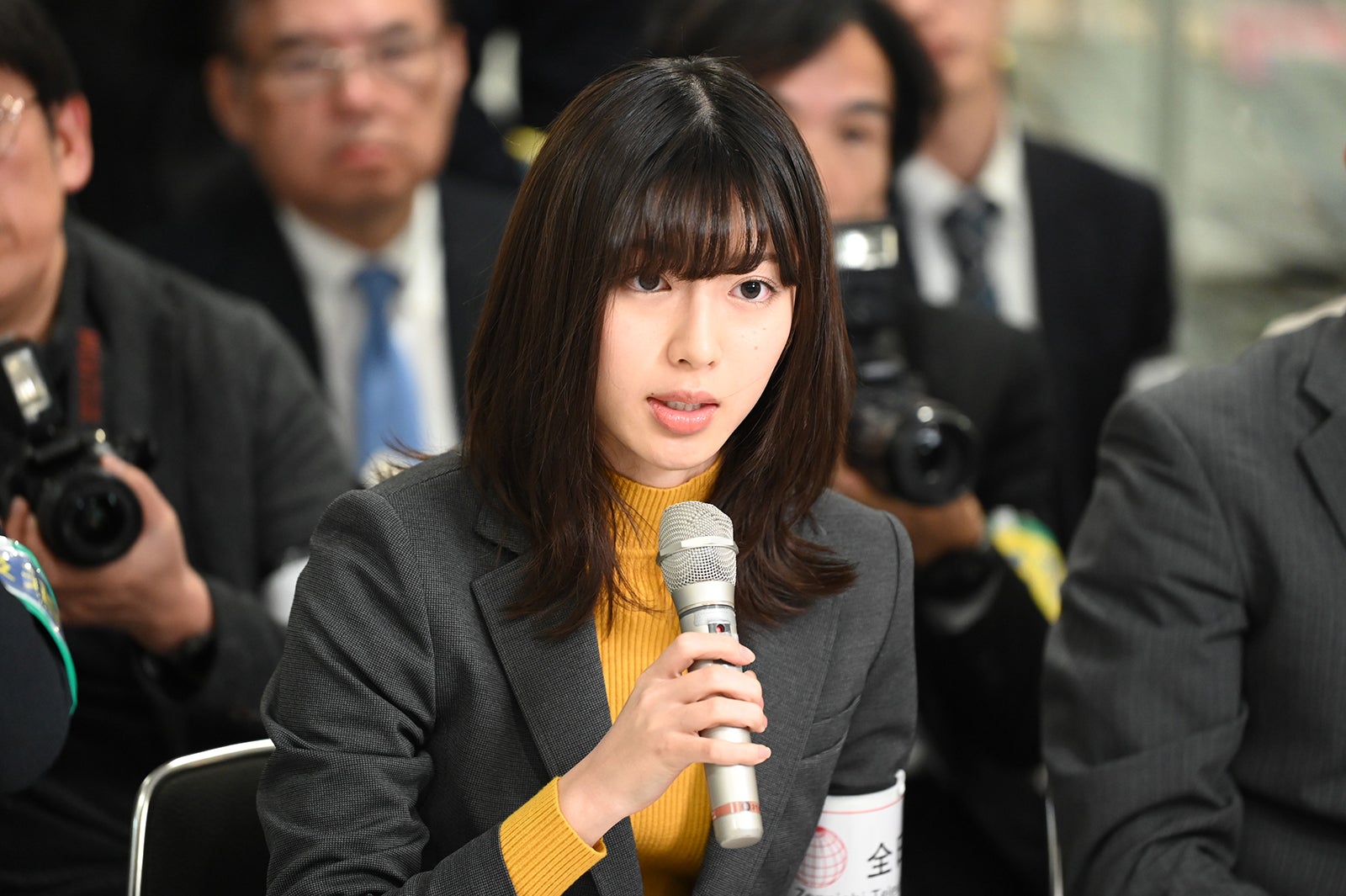 白石聖／「シロでもクロでもない世界で、パンダは笑う。」より（C）日本テレビ