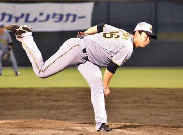 阪神・畠 復帰登板、1回無安打無失点も不安顔 平田2軍監督は絶賛「経験や実績は高い。全て安定している」