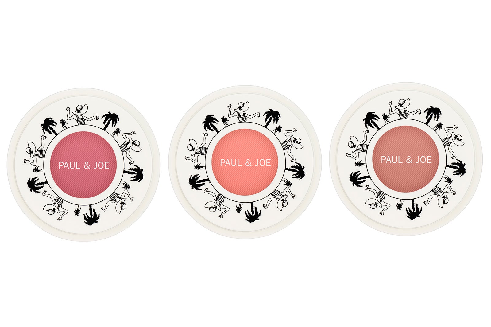 「ポール ＆ ジョー　ジェルブラッシュ」（左から）001“ファンタジー”、002“モンド イマジネール”、003“オニリック”／画像提供：PAUL & JOE