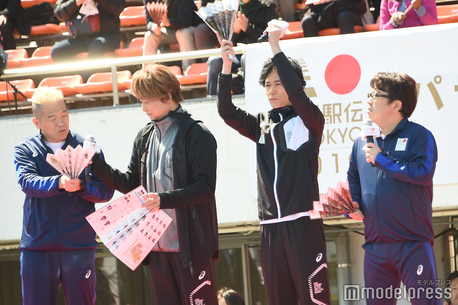 ウド鈴木、香取慎吾、稲垣吾郎、天野ひろゆき／開会式 （C）モデルプレス