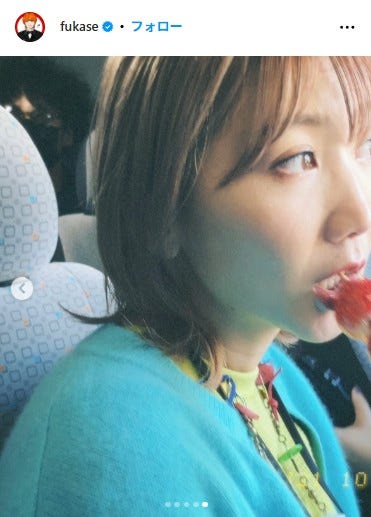 Fukase InstagramよりSaori(C)モデルプレス