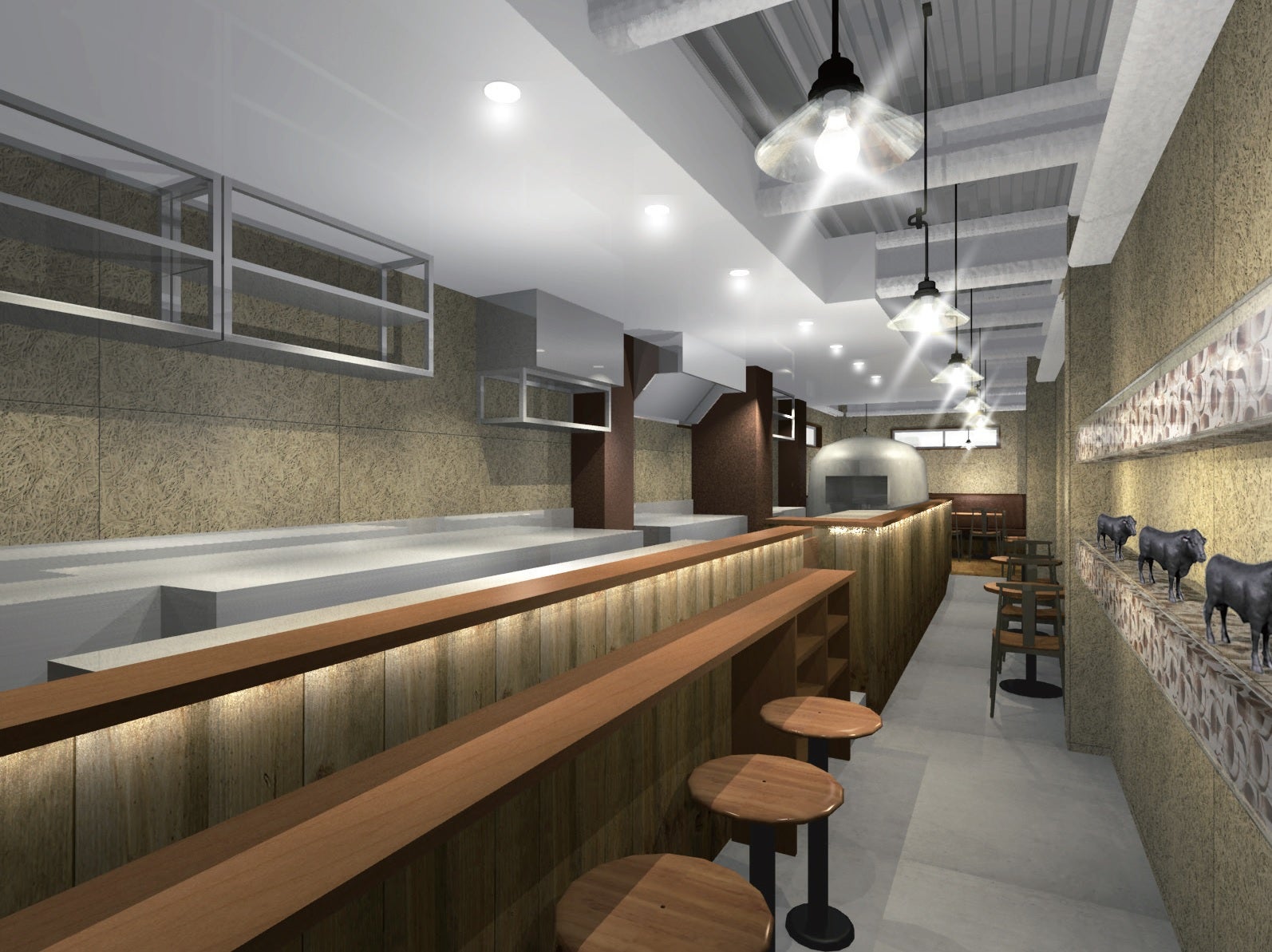 1階イメージ／画像提供：株式会社 大平畜産工業