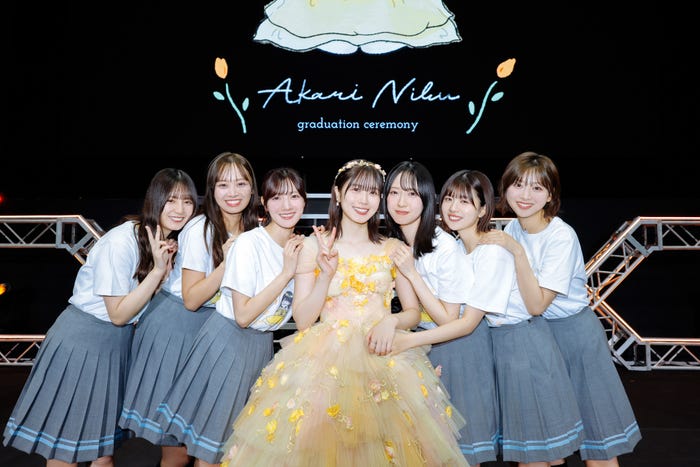 日向坂46二期生「日向坂46丹生明里 卒業セレモニー」撮影:上山陽介