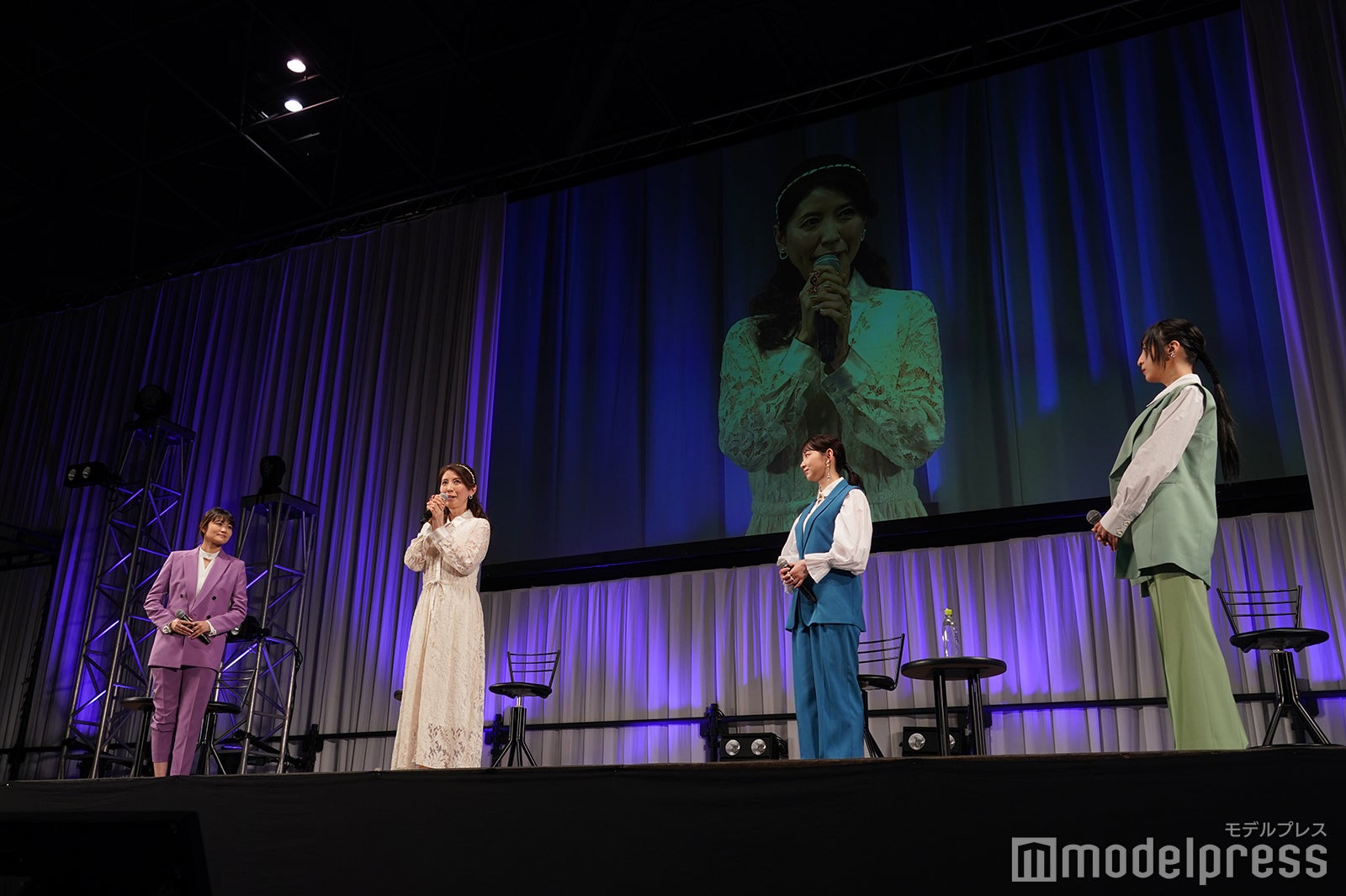 （左から）早見沙織、三石琴乃、井上麻里奈、佐倉綾音（C）モデルプレス