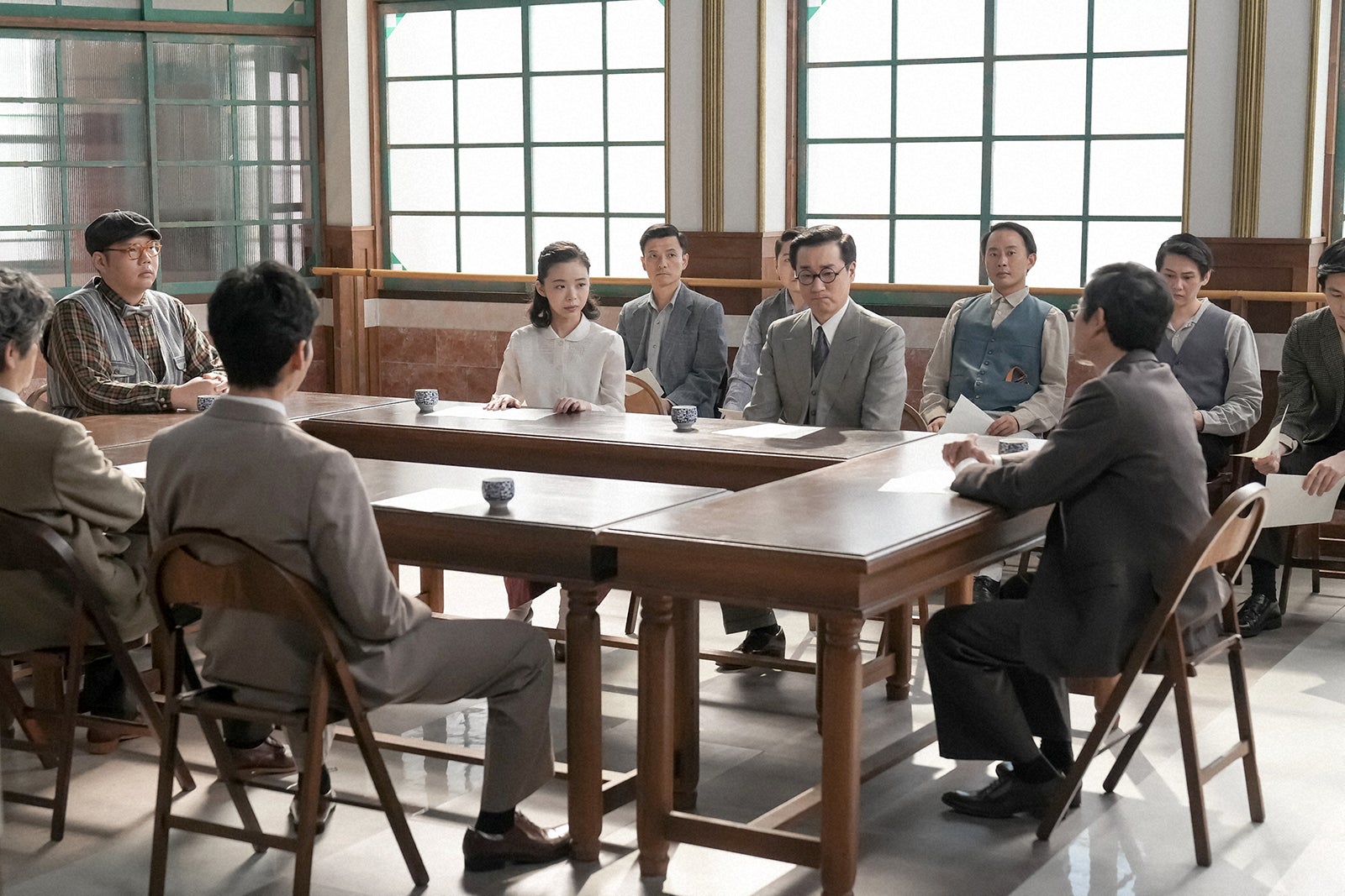 陰山泰、陰山泰、草なぎ剛、趣里、安井順平、野田晋市「ブギウギ」第37話（C）NHK