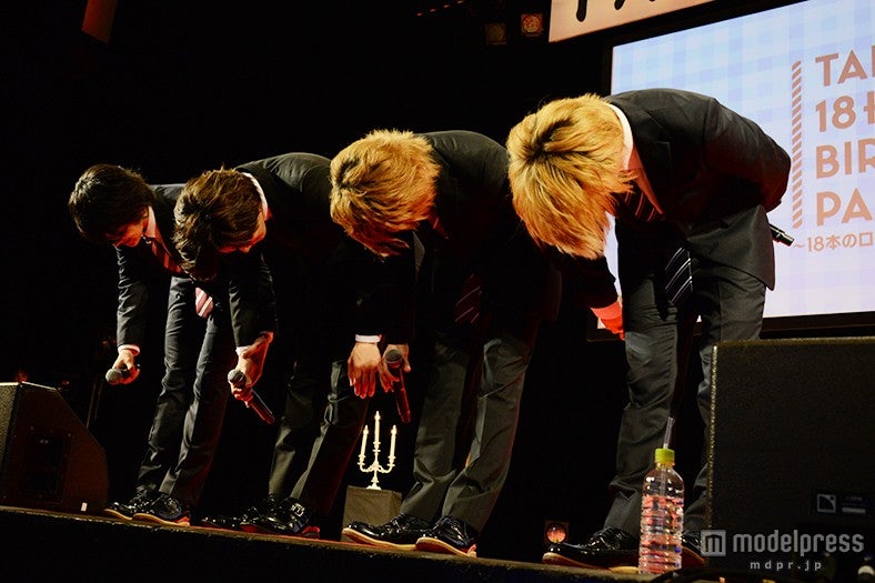 （左から）MASAKI、TAKUMI、RYUJI、To-i