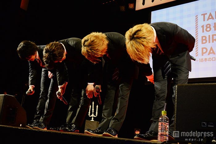 (左から)MASAKI、TAKUMI、RYUJI、To-i