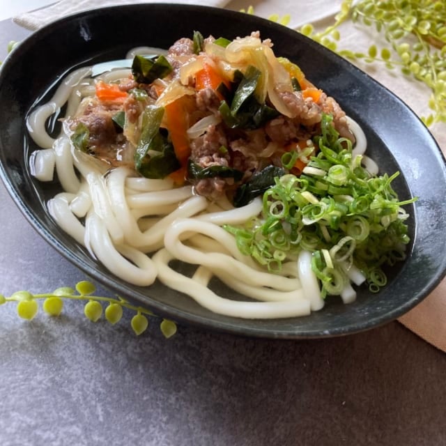 業務スーパーのプルコギを使ったうどん