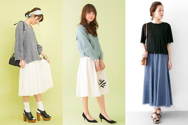 これさえあればOK！2016年春注目のスカート3タイプ