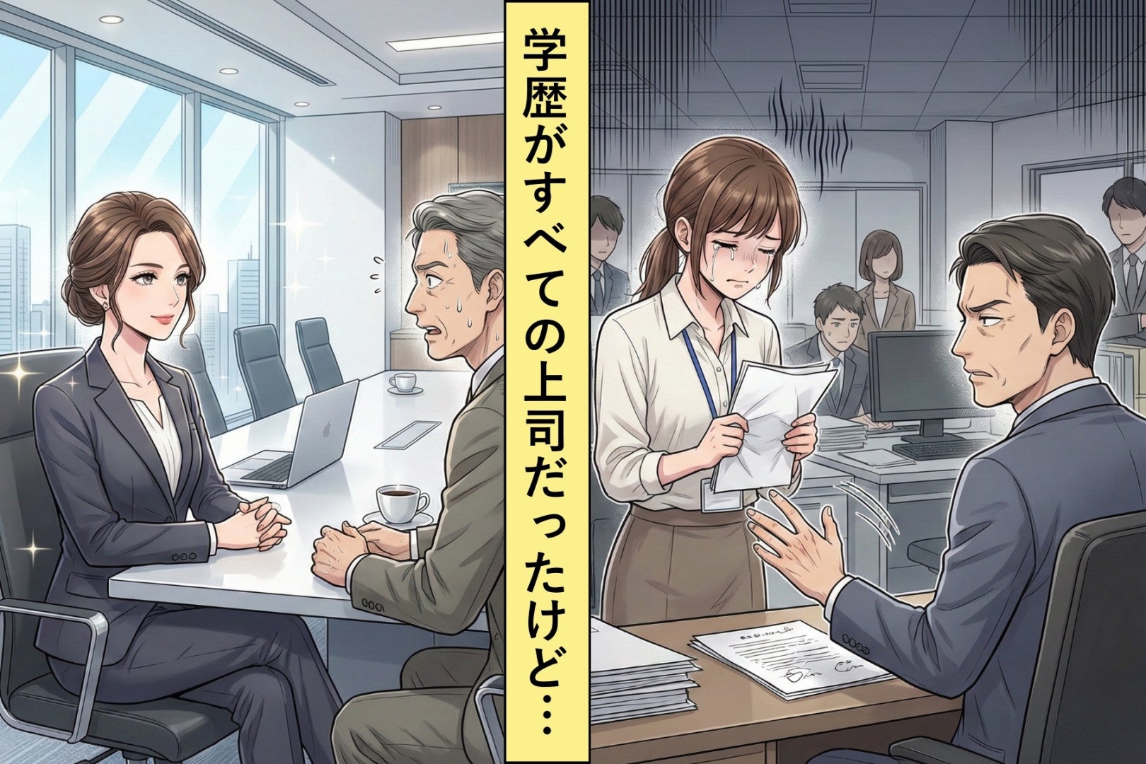 「あんたの学歴じゃ無理」と門前払いした課長→１０年後、取引先の社長として再会